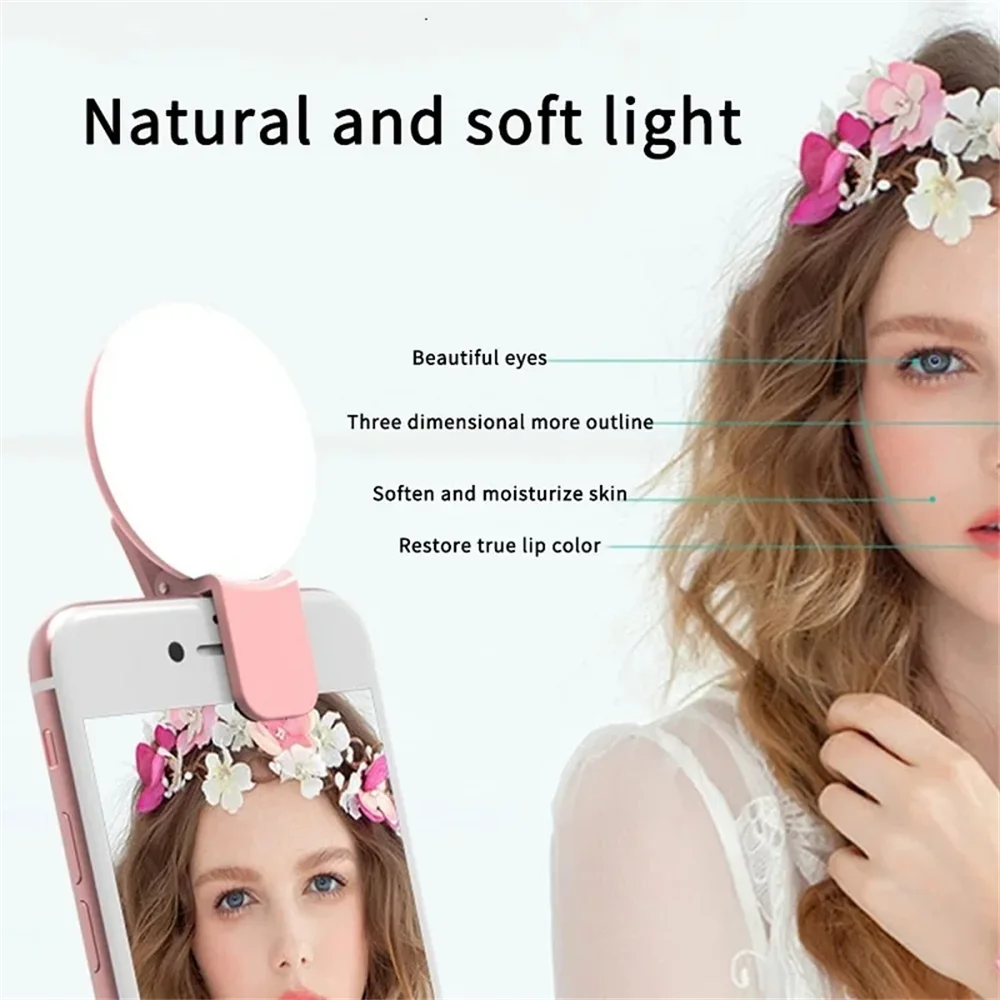 Mini Selfie Ring Light – USB Portable LED