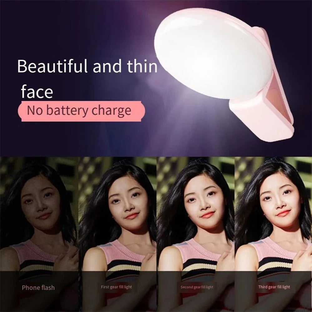 Mini Selfie Ring Light – USB Portable LED
