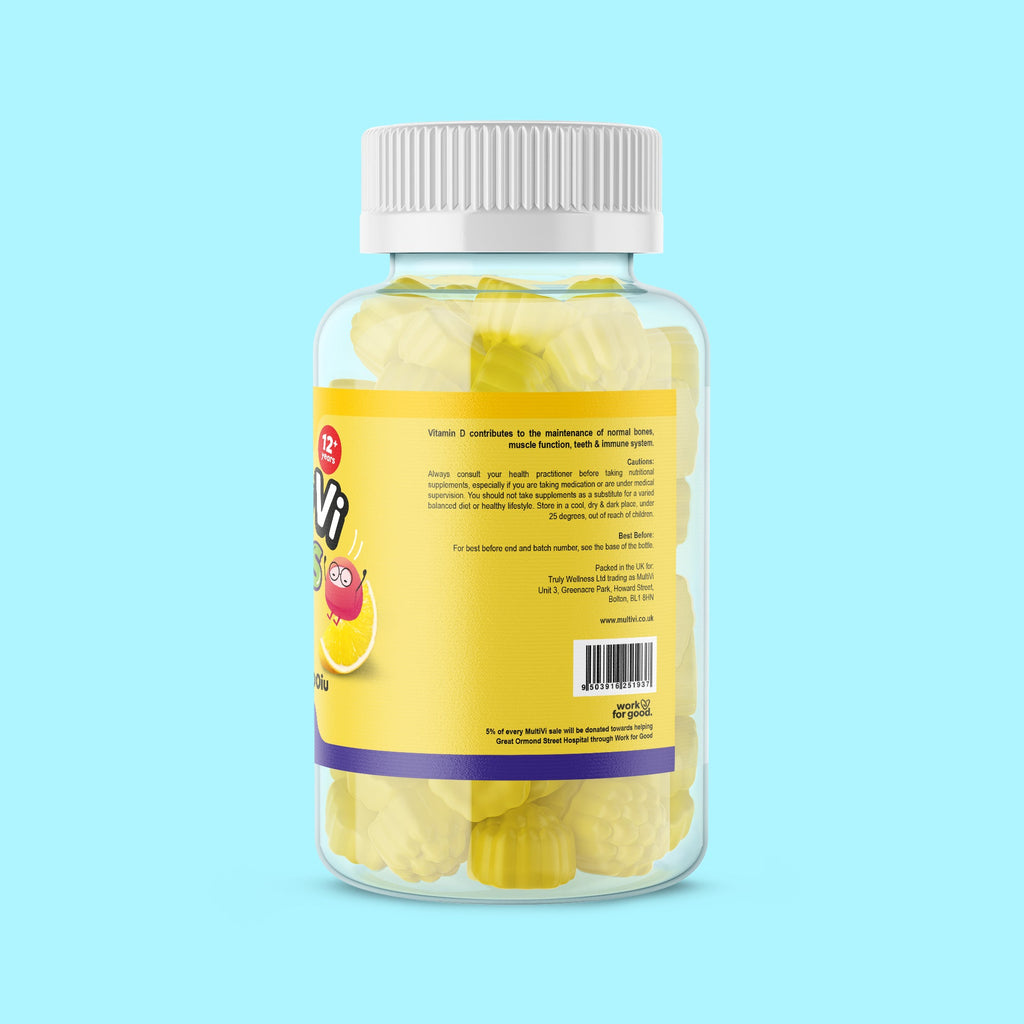 Vitamina D3 Gomas Limão | Para Crianças