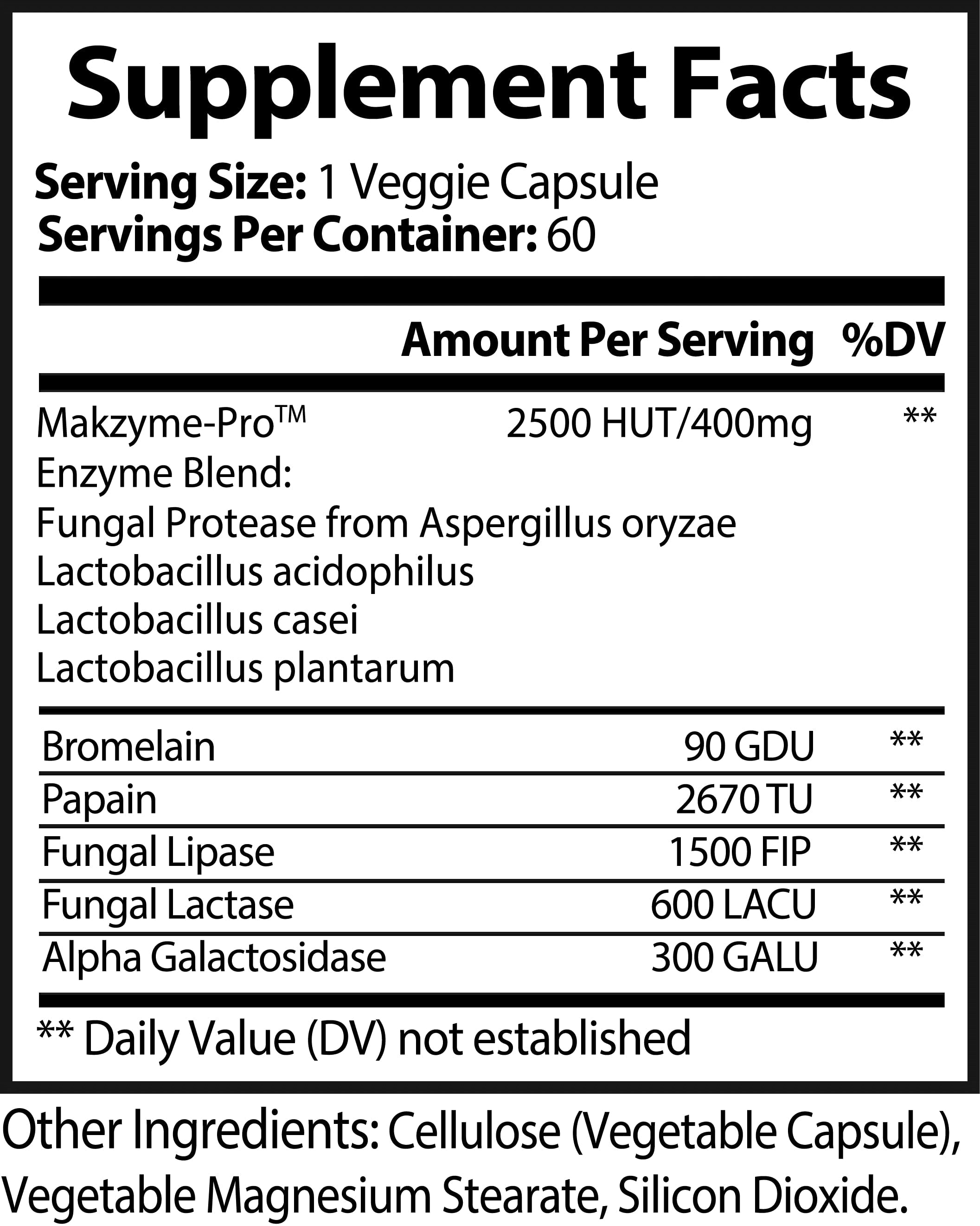 Mistura Profissional de Enzimas Digestivas