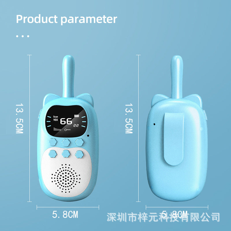 Children's Walkie Talkie Dj200 Student Wireless 3Km Wireless Parent-Child Outdoor Intercom USB Charging Toy Wholesale