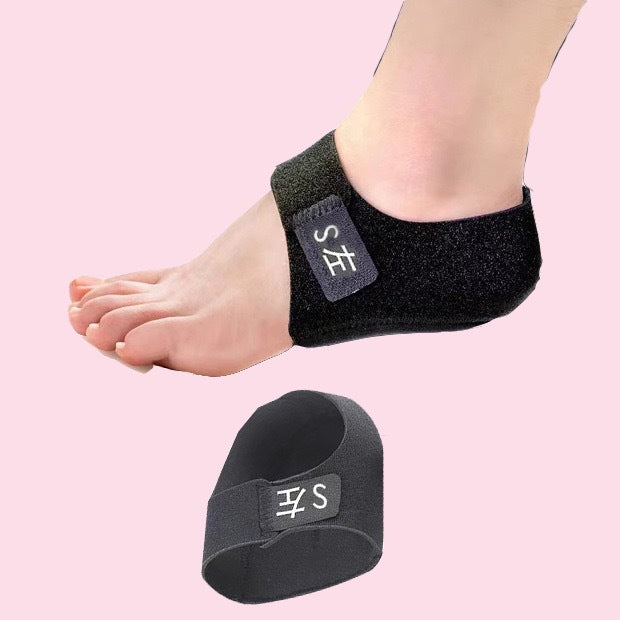 Manufacturer Cross-Border Silicone Heel Protector Velcro Heel Cover Heel Pad Shock-Absorbing Heel Protector Pad