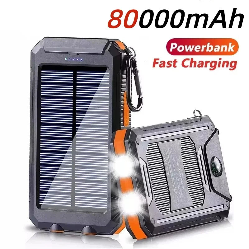 SolarCharge Pro – Power Bank Portátil com Carregamento Rápido