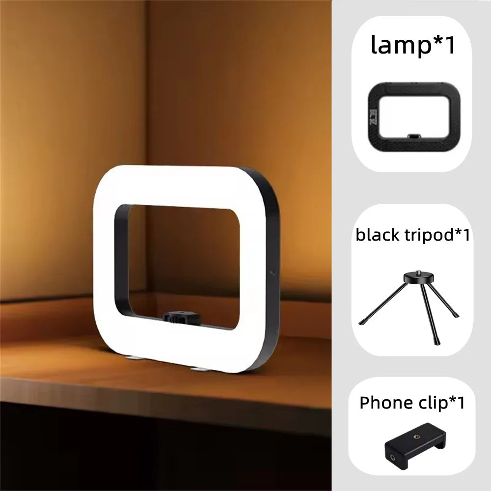 Ring Light LED Recarregável – Selfie & Live