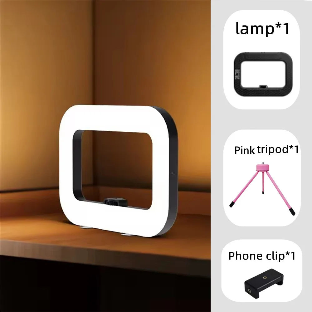 Ring Light LED Recarregável – Selfie & Live