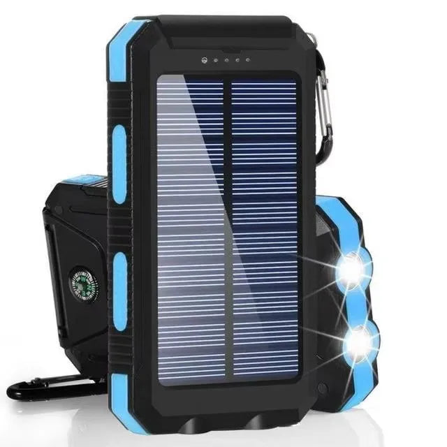 Solar Power Bank 80000mAh – Dual USB-C