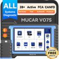 MUCAR VO7S/VO7 OBD2 Scanner Full System Diagnose 28 Reset Diagnostic Tool ECU Coding Bi-directional Update Free for Lifetime
