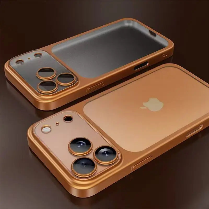 Capa Plating Luxo – iPhone 17/16/15 Pro Max
