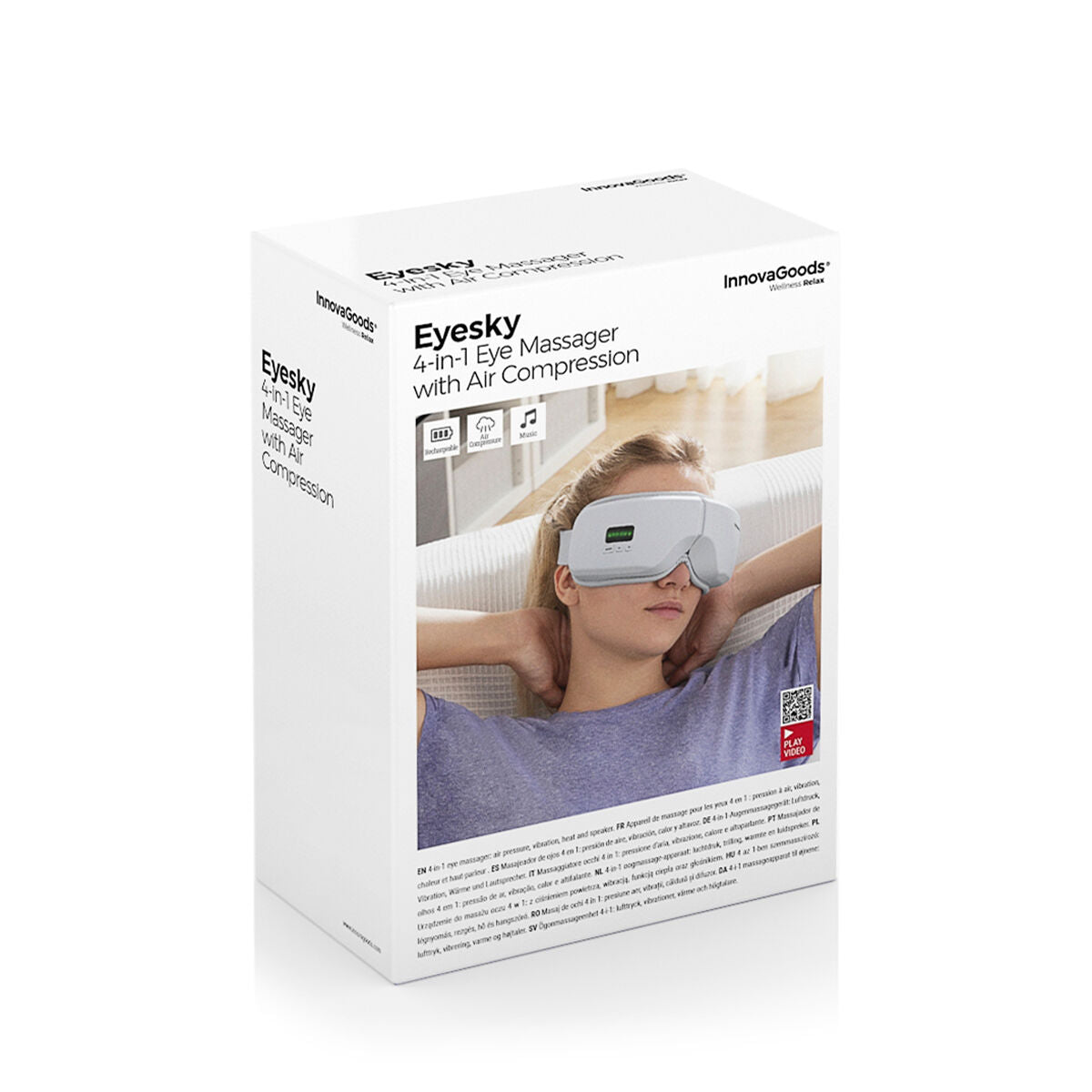 Massajador de Olhos 4 em 1 com Compressão de Ar Eyesky InnovaGoods