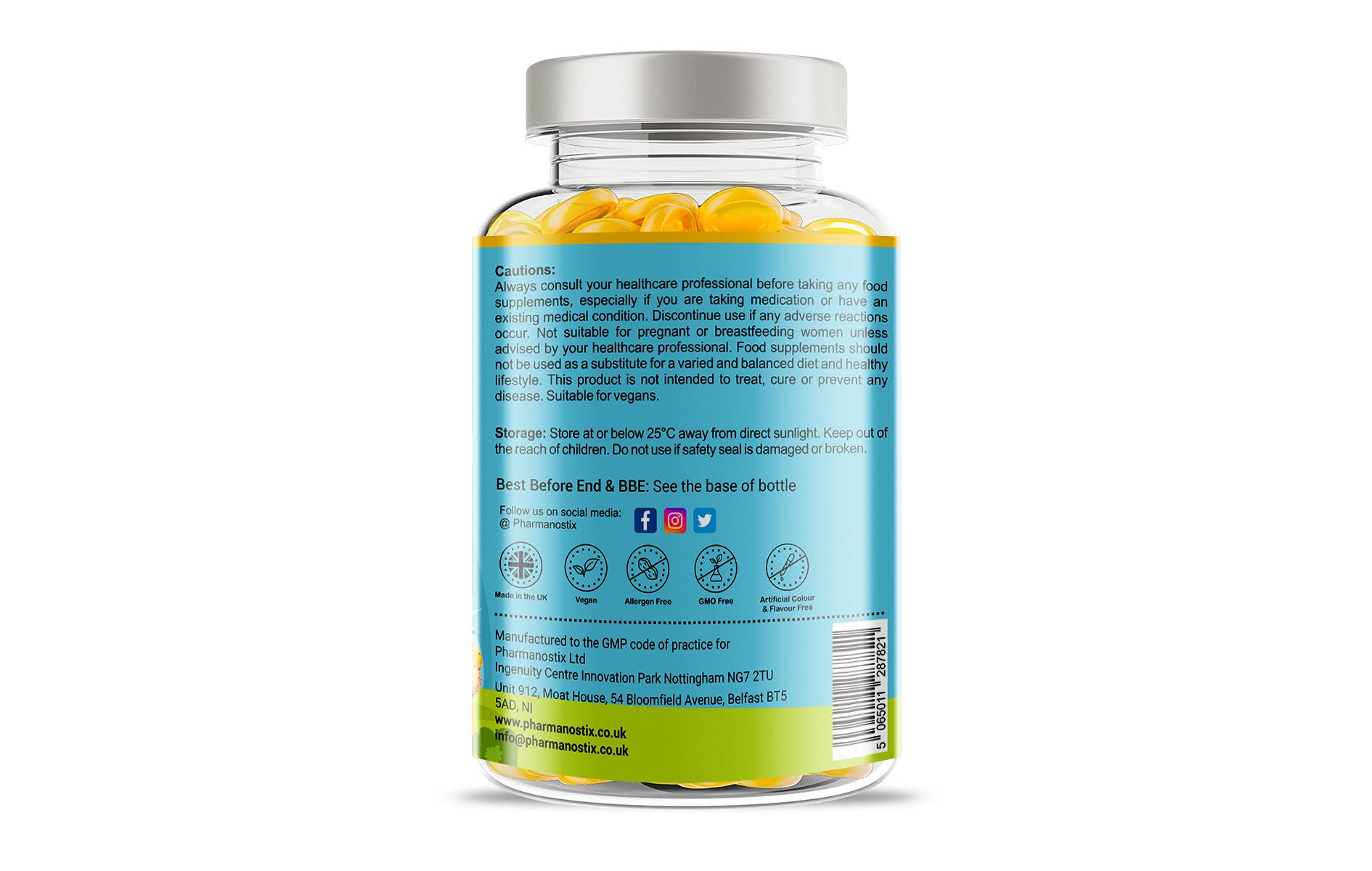 Probióticos para Crianças Plus Gomas Vegan - 150 Sabor Ananás Natural