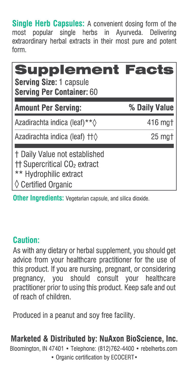 Neem Leaf Capsules