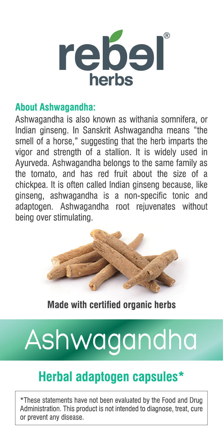 Cápsulas de Ashwagandha
