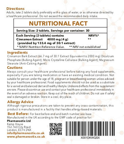 Best Naturals Canela 2000mg COMPRIMIDOS GMP Alta Qualidade