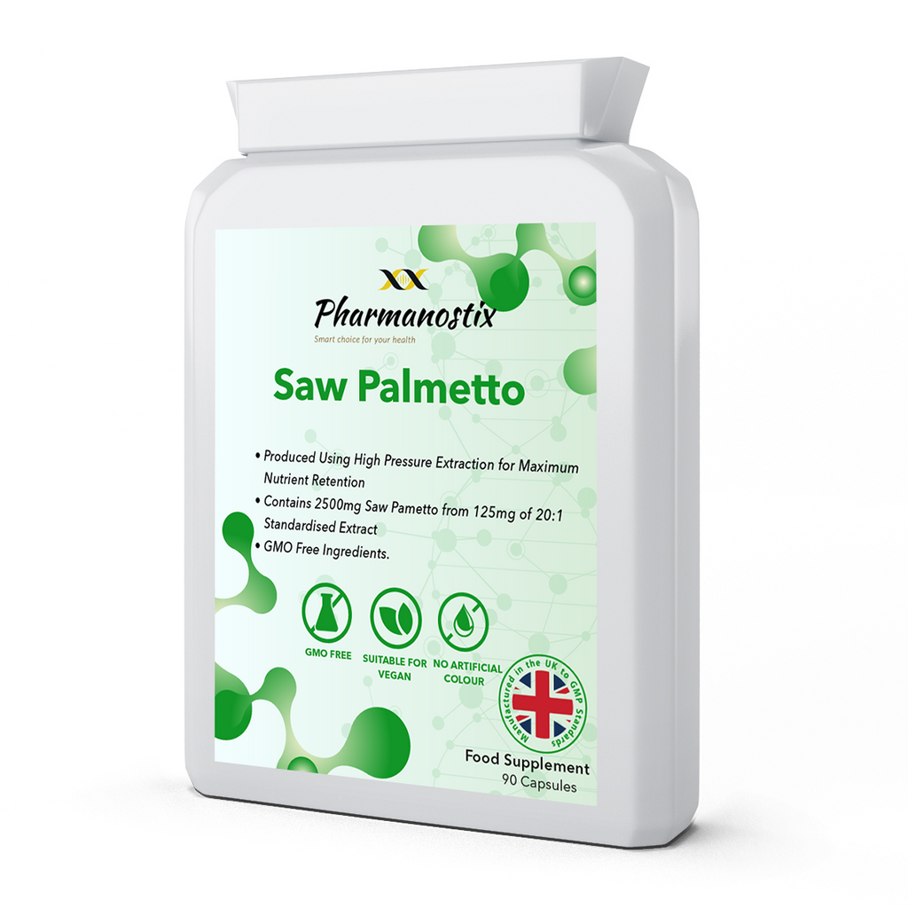 Saw Palmetto Capsules - 2500mg x 90 Vegan Capsules
