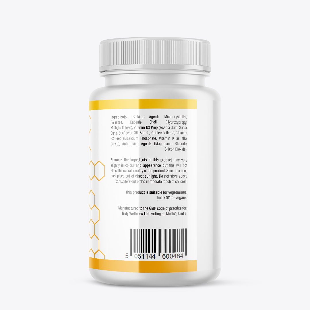 Vitamin D3 3000 IU + K2 MK-7 Supplement - Trendpoint